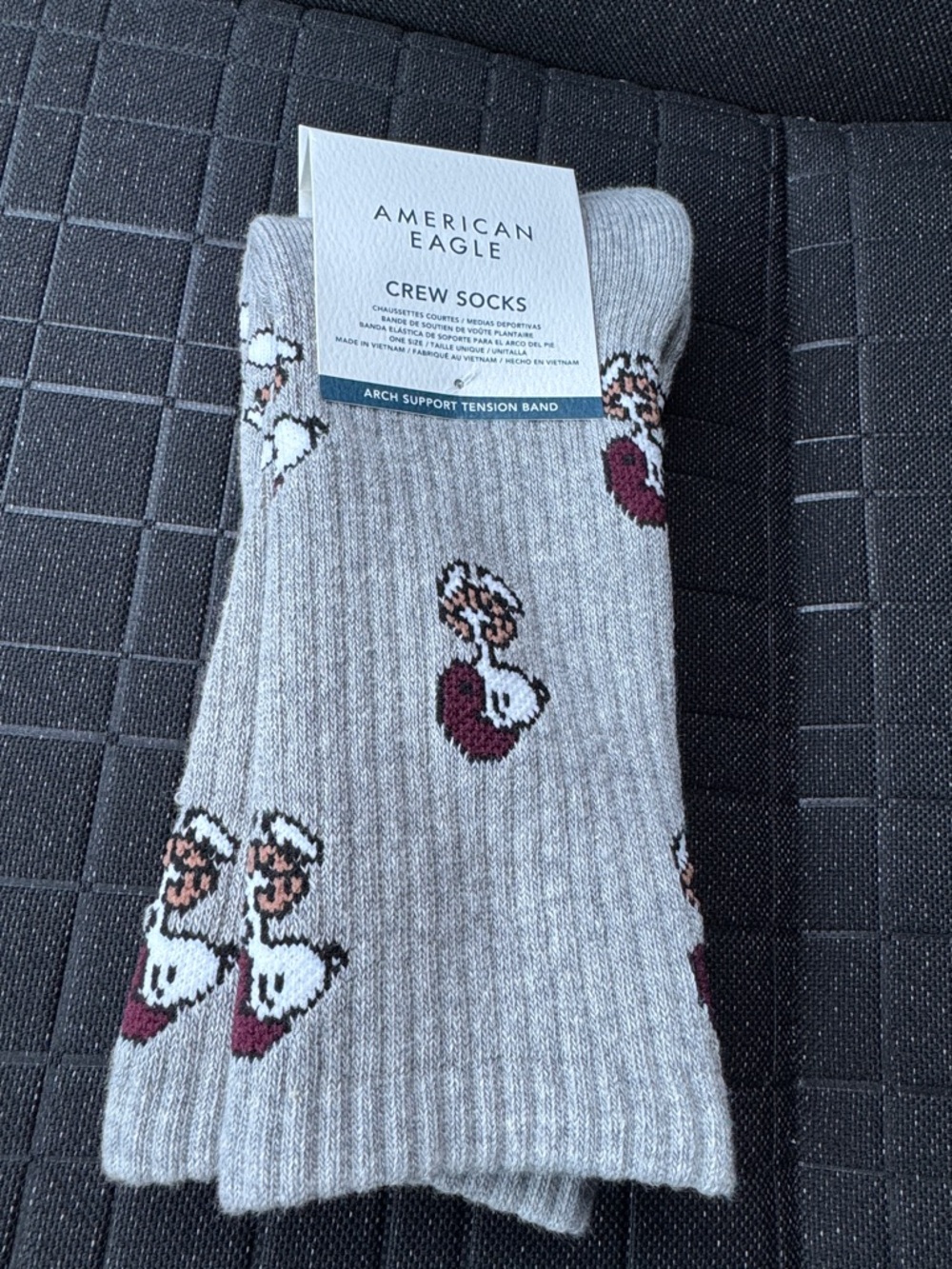 Snoopy Socks Mens American Eagle Football